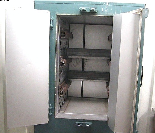 GRIEVE Pass Through Batch Oven, 650*F, 24" x 36" x 45" H inside,